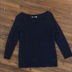 Navy Gap Cropped Sweater